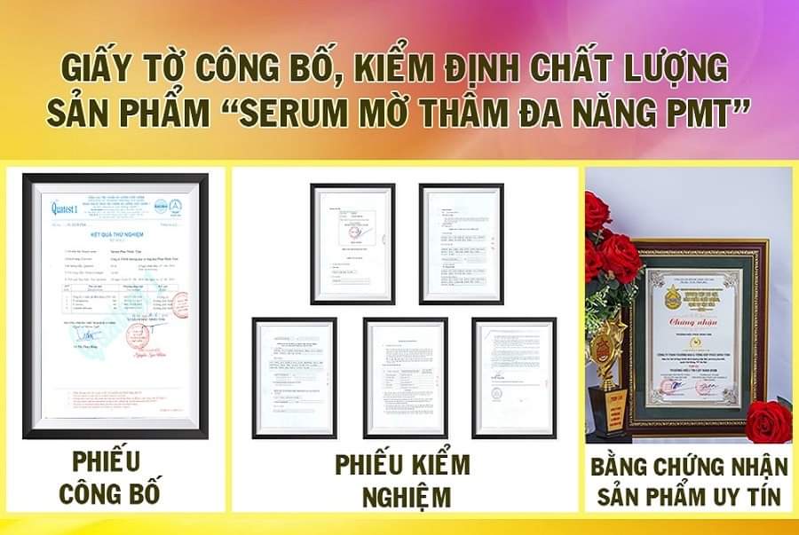 trị thâm pmt phiếu kiểm định chất lượng