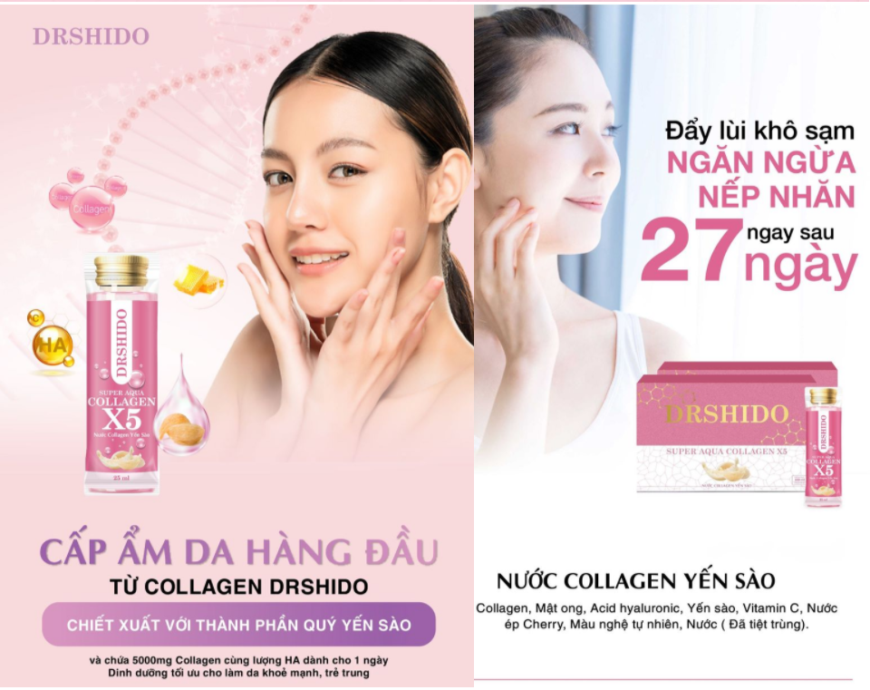 nước collagen yến sào shido nhật bản, collagen x5 nhật bản ,collagen peptide thủy phân tốt nhất hiện nay