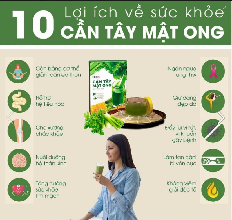 cần tây mật ong motree