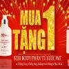 kem body phân tử nước pmt