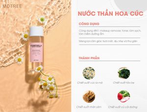 nước tẩy trang hoa cúc motree
